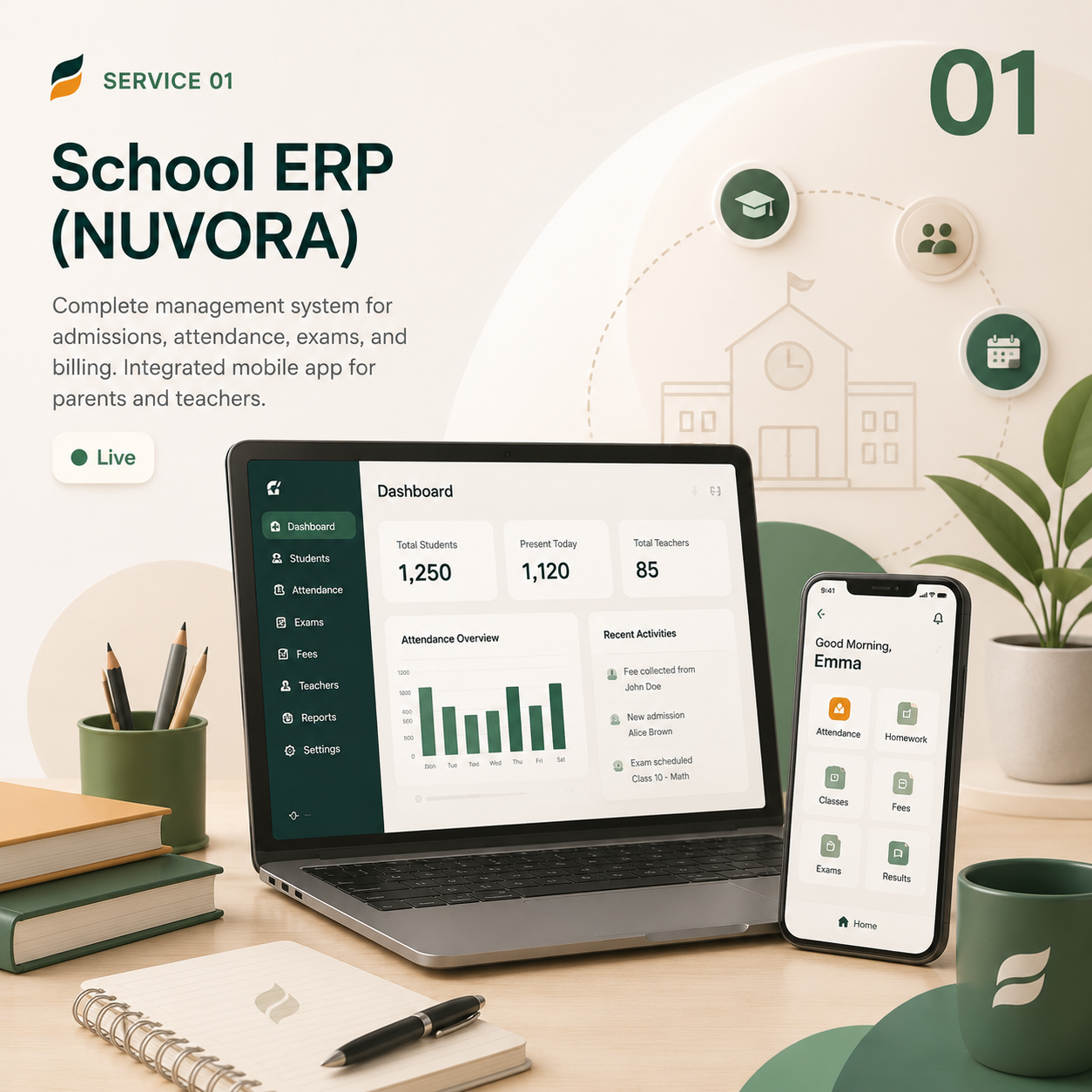 School ERP (NUVORA)